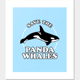 Save The Panda Whales Posters and Art